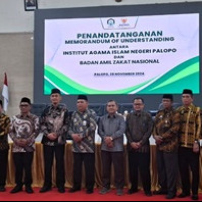 Sinergi Berkah, Kakan Kemenag Hadiri FGD Dan Penandatanganan MoU IAIN Dengan BAZNAS