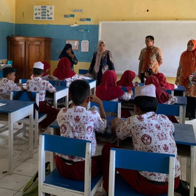 Pengawas Madrasah Pantau Asesmen Akhir Semester MI Arrahman Pajekko