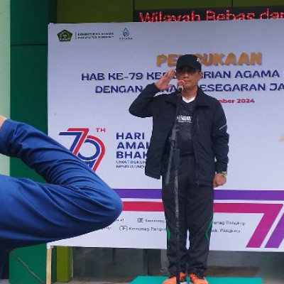 Pembukaan HAB 79 tingkat Kemenag Pangkep, ini Harapan Nur Halik