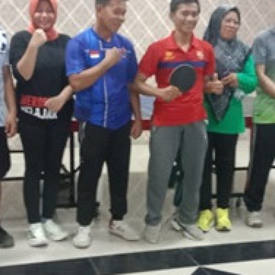 Pasangan Ganda Putra Kemenag Sidrap Raih Runner-Up Tenis Meja di HUT Korpri Ke-53