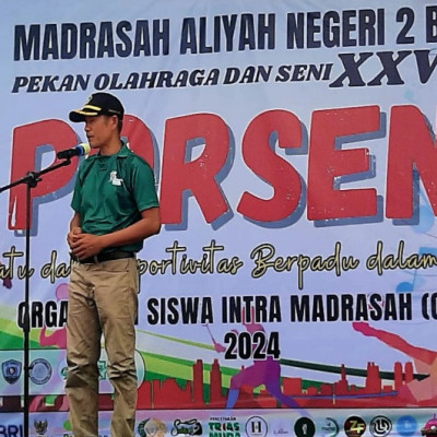 Kepala MAN 2 Bone Buka Porseni Ke XXVIII Tahun 2024