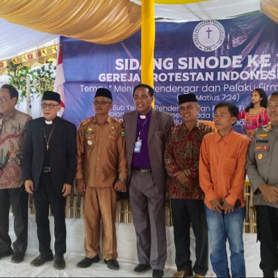 Kasi Bimas Kristen Ikuti Pembukaan Sidang Sinode ke XVII Gereja Protestan Indonesia Luwu