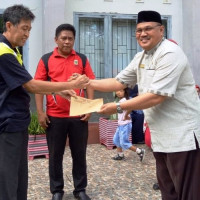 Penyerahan Master Soal USBN Pendidikan Agama Islam Tingkat SMP di Dikpora Kabupaten Pinrang