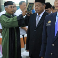 H. Jamaruddin Iringi Doa Pelantikan Sekkab pangkep