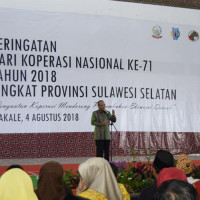 Puncak peringatan Hari Koperasi ke-71 tingkat Provinsi Sulawesi Selatan