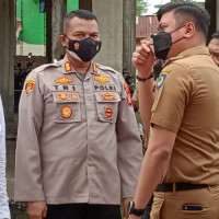 Kasubbag TU Kemenag Gowa Hadiri Peletakan Batu Pertama Mesjid Polres