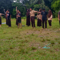 Semangat Membara, Peserta Didik MTsN 3 Sinjai Ikuti Ekskul Pramuka