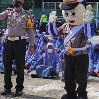 Giliran MAN Tana Toraja Dapat Kunjungan Sosialisasi Keselamatan Berkendara dari Satlantas Polres Tana Toraja