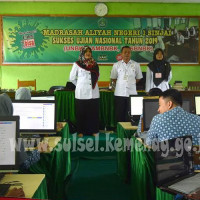 Pantau UAMBN BK, Kasi Penmad Kemenag Sinjai Harap Sukses Pelaksanaan dan Hasil