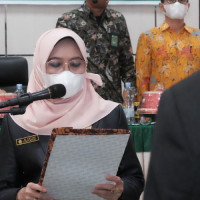 Lantik Pejabat Administrasi dan Fungsional, Kakankemenag Harap Kepala KUA Bersinergi Dengan Tokoh Masyarakat