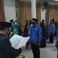 Kakankemenag Lantik dan Ambil Sumpah 37 PNS Lingkup Kemenag Sinjai