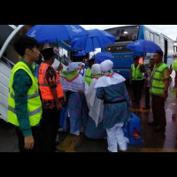 Hujan Iringi Keberangkatan JCH Klotet 6 Menuju Madinah