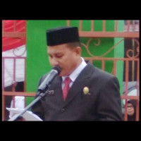 Muhammad Baca Doa Pada HUT Proklamasi Kemerdekaan RI Ke-72 Tingkat Kabupaten Tana Toraja