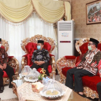 Kakan Kemenag Bersama Kakanwil Kemenag Provinsi Sulsel Kujungi Rujab Walikota Palopo