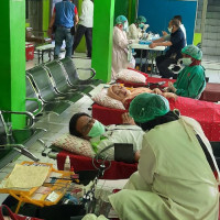 Jelang Peringatan HAB Ke 75, Kemenag Gowa Gelar Donor Darah Sukarela