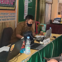 Kasi Penmad Barru Ikuti Bimtek Penerapan EDM dan e-RKAM Secara Online
