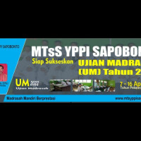 H-1 Jelang Pelaksanaan Ujian Madrasah, MTsS YPPI Sapobonto Mantapkan Persiapan