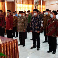 Kakan Kemenag Bone Lantik Pejabat Pengawas dan Fungsional