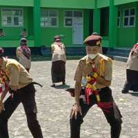 Lomba Upacara dan Yel - Yel, Semarakkan Kemah Moderasi di Gowa