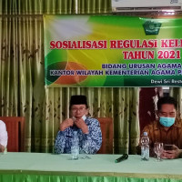 Wakili Seksi Bimas Islam Kemenag Parepare, Amir Said Ikut Sosialisasi Regulasi Kelembagaan KUA