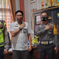 Pagi Ini Kasat Lantas Polres Sambangi Kemenag Gowa, Ada Apa