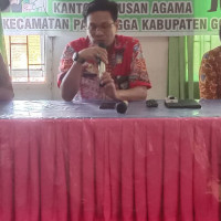 Pembinaan Arsip KUA Pallangga, Arsiparis Kemenag Gowa Beri Pencerahan