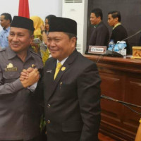 Kakan Kemenag Tana Toraja Hadiri pelantikan pimpinan DPRD Tana Toraja 