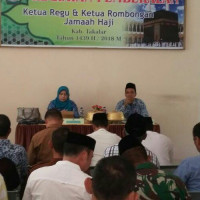 Ketua Regu dan Ketua Rombongan JCH Takalar Ikuti Pembekalan.