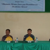 120 Santri Pesantren Yasrib Soppeng Latihan Dasar Kepemimpinan