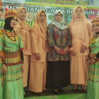 DWP Kemenag Tana Toraja ambil bagian dalam lomba Seni Peringati HAB ke-74