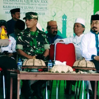 Kafilah Enrekang Dilepas oleh Bupati Lutim Di Pawai Taaruf  