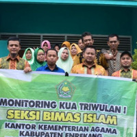 KUA Diatas Gunung Disupervisi Tim Bimas Islam Enrekang