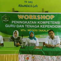 MtsN Takalar Gelar Workshop Peningkatan Kompetensi Guru dan Tenaga Kependidikan.