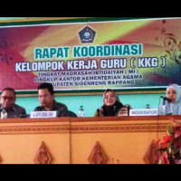 H. Muh. Rasbi hadiri Rapat Koordinasi KKG MI Kabupaten Sidenreng Rappang