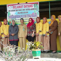 Tim Asesor BAN PAUD PNF Sulsel Lakukan Visitasi Di RA Massinring Pulu Soppeng