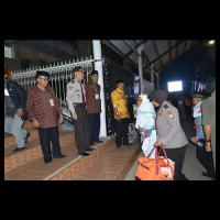 253 JCH Soppeng Tiba Di Asrama Haji Sudiang Makassar