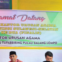 Pertama Di Sulsel, KUA Kepulauan Finalis Teladan