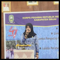 Semarak HUT Korpri, Srikandi Humas Kemenag Sinjai ini Raih Juara l Lomba MC  Â 