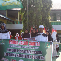 Sambut Hari Santri Nasional Tahun 2018, Pondok Pesantren Yasrib Gelar Pawai